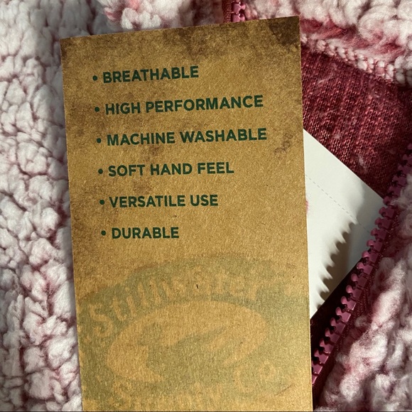 Sherpa Quarter Zip Pullover - NWT size small - Picture 9 of 11